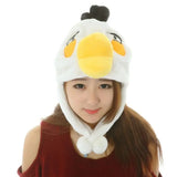 Soft Plush Animal Hat Moving Ears Hat Headgear Ears Airbag Cap Ear Protection Earmuff Funny Toys Neck Warmer Winter Warmer