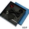 Coffret cadeau pour homme et femme, pochette, cravate, boutons de manchette, broche, couleur unie, pour mariage, affaires, vente en gros