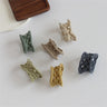 6Pcs/Set High Elastic Mesh Towel Hair Loop Hair Ties Seamless Rubber Bands Hollow Fishnet Hair Ring For Tying Hair Rope Headwear