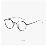 2015 Round Eyeglass Titanium Retro Square Glasses Frames Men Women Eyeglasses Frames Eyewear Business Korean Spectacles Frame