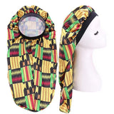 Unisex Elastic Bonnet Long Hair Sock Dreadlock Braids Cap Sleep Hats Head Wrap Turban Night Cap Hair Care Nightcap for Women Men