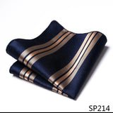 Vangise Brand Newest style  Silk Hanky Man Floral Gray Fit Business lover's day Pocket Square Handkerchiefs