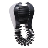 Women Comb Hair Riser Claw Flexible Headwear Black Brown Banana Barrettes Clip Hair Holding Tool Fashion Elastics Hair Comb