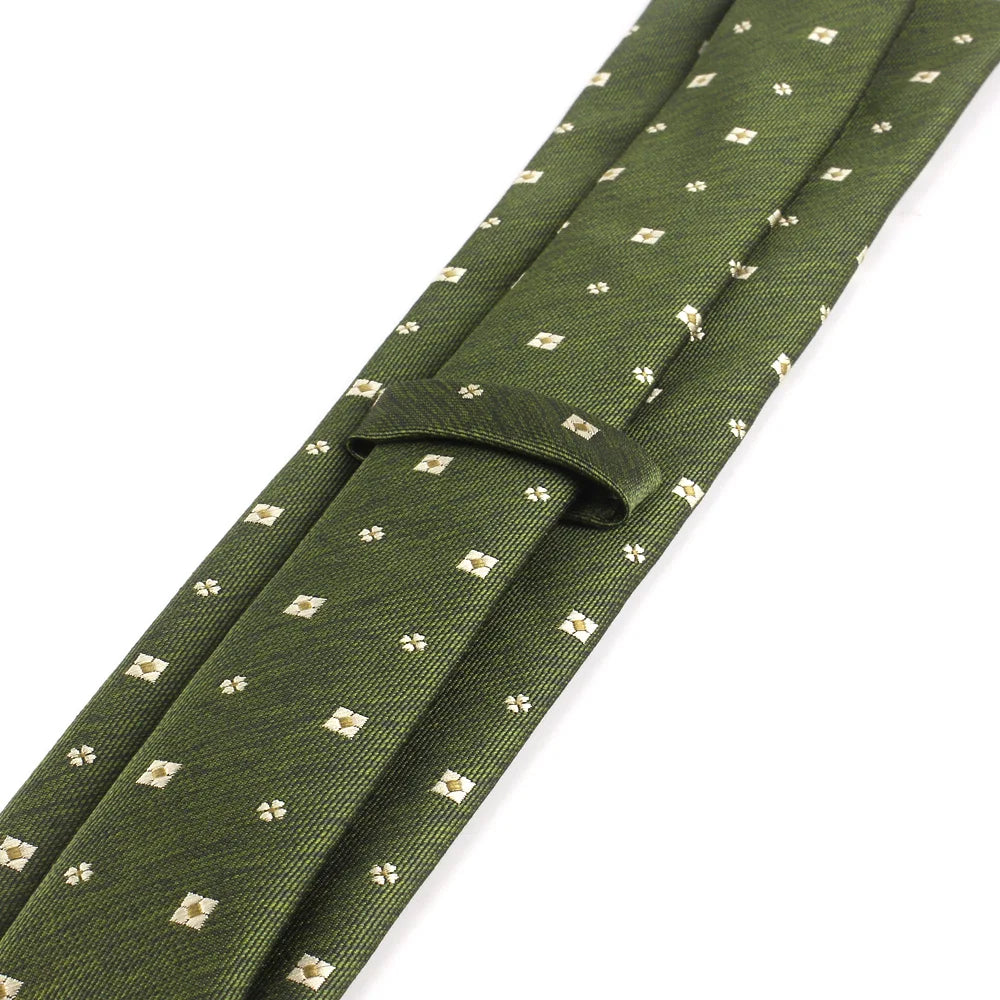 New Green Pattern Ties Casual Skinny Necktie For Party Boys Girls Neck Tie Wedding Necktie For Groom Neck Wear For Men Gravata