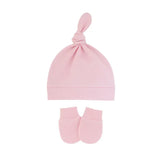Bonnet pour nouveau-né avec gants, bonnet chaud en coton pour enfants, accessoires pour enfants, bonnet de nuit pour bébés de 0 à 6 mois, automne et hiver