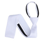 Cravates de mariage pour hommes, mode, cravates noires, chemises blanches, cravates à col, cadeaux, fermeture éclair, cravate en tricot pour hommes, vêtements, accessoires