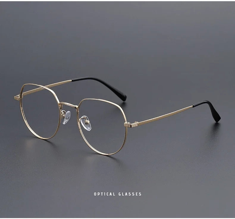 DIEDIESEE New Anti Blue Light Men's And Women's Titanium Frame Can Be Paired With Myopia Optical Prescription Glasses Frame 1901