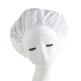 Satin Wide Brim Nightcap Silky Bonnet Hair Wrap for Sleeping Sleep Cap With Elastic Soft Band Styling Cap Hair Wrapping Caps