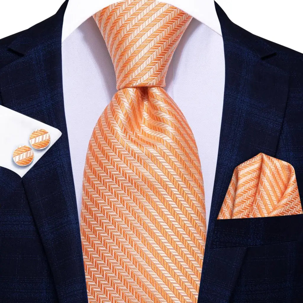 Cravates pour hommes 2023, nouvelle mode pour hommes, 8,5 cm, pochette, boutons de manchette, accessoires de mariage, créateur de cravates Hi-Tie, vente en gros