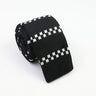 Cravates classiques en tricot pour hommes, cravates décontractées, à pois, à carreaux, pour loisirs, chaudes, pour affaires, mariage, largeur 6 cm