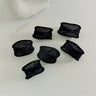 6Pcs/Set High Ponytail Holder Hair Ring Ribbons Thick Ties Cuff Nylon Elastics for Women Hair Rope Headwear Hair Tie Accessories