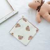 Cotton Baby Face Towel Newborn Baby Items 4 Layer Muslin Baby Bibs Handkerchief Soft Saliva Towel Triangle Feeding Burp Cloths
