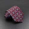 Men's Fashion Silk Tie 7.5cm Soft Novelty Necktie Blue Green Orange Color Ties For Men Dot Floral Bowtie Wedding Business Gift