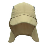 Casquette de protection solaire UPF 50+ pour enfants et garçons, chapeau de pêche réglable et amovible à séchage rapide avec rabat pour le cou