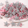 20pcs Kids Elastic Hair Bands Girls Plush Ball Rubber Band For Children Sweets Scrunchie Hair Ties Clip Baby Hair Accessories