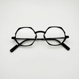 Wcwe Belight Optical Belgium Geometry Irregular Shape Titanium Eyewear Spectacle Frame Men Women Eyeglasses