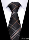 Cravate pour homme, 7,5 cm, de luxe, gris foncé, accessoires de mariage, à pois, pour le travail