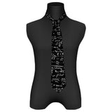 Mathematical Equation Printed Tie Men's Fashion all-Match Personality Casual Necktie 8 Cm Wide Tie Wedding Party Accessories