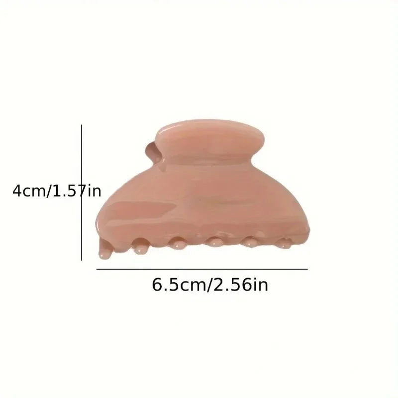 French Women's Hair Clips Elegant Acetate Hair Claw Medium Size Sweet Shark Clip Exquisite Girl Hairs Accessories Headwear 2024