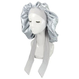 Bonnet de nuit en satin pour femme et homme, bonnet de nuit unisexe, bonnet de douche