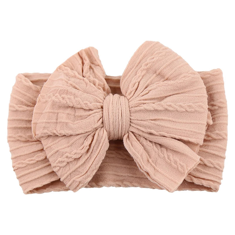 Baby Girl Bows Headband Newborn Turban Hairbands Kids Red Head Band Outdoor Toddler Children HeadWrap Hair Accessories