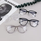 Fashion Anti Blue Light Glasses Men Computer Women Eyeglass Fashion Optical Plain Frame Spectacles Transparent Blocking Glasses
