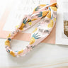 Clearance Fresh Colorful Turban Headbands Women Spring Summer Chiffon Headband Head Wrap Wide Lattice Hairband Hair Accessories