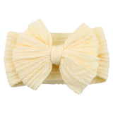 Baby Girl Bows Headband Newborn Turban Hairbands Kids Red Head Band Outdoor Toddler Children HeadWrap Hair Accessories