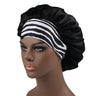 High Elastic Satin Solid Sleeping Hat 1Pcs Hair Care Bonnet Nightcap Multi-color Reusable Women Home Sleeping Cap Accessories