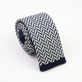 Cravates classiques en tricot pour hommes, cravates décontractées, à pois, à carreaux, pour loisirs, chaudes, pour affaires, mariage, largeur 6 cm
