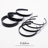 1 Piece Simple Women Headbands Fashion Head Band for Girls  Solid Black Color Casual Hair Accessories Plastic Headbans Wholesale