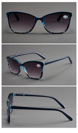 Men Women Fashion Reading Sunglasses Gray Lens Presbyopia Far-sighted Eyeglasses With Diopters Unisex +1.0+1.5+2.0+2.5+3.0