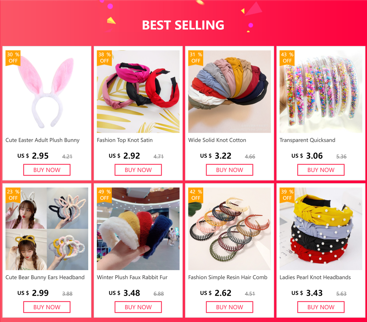 Fashion Top Knot Satin Headbands Wide Fabric Makeup Hairbands for Women Girls Ladies Washing Hair Hoops Bezel Hair Accessories