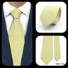 Cravates élégantes à pois pour hommes LYL 7 cm, cravate de luxe avec imprimé géométrique, cadeau pour invités, accessoires de festival pour gentleman