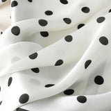 Pañuelo de pelo de lunares para mujer, pañuelo cuadrado de seda para la cabeza, pañuelo de moda, pañuelo para el cuello, pañuelo de verano para mujer