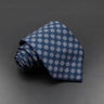 Men's Fashion Silk Tie 7.5cm Soft Novelty Necktie Blue Green Orange Color Ties For Men Dot Floral Bowtie Wedding Business Gift