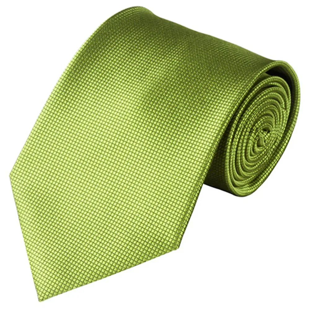 Cravate tendance pour homme, accessoire de mariage, cravate en soie unie, noir, bleu, rouge, blanc