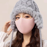 Masque facial tendance et respirant pour femme, de haute qualité, lavable, réutilisable, anti-poussière, coupe-vent, pour l'hiver