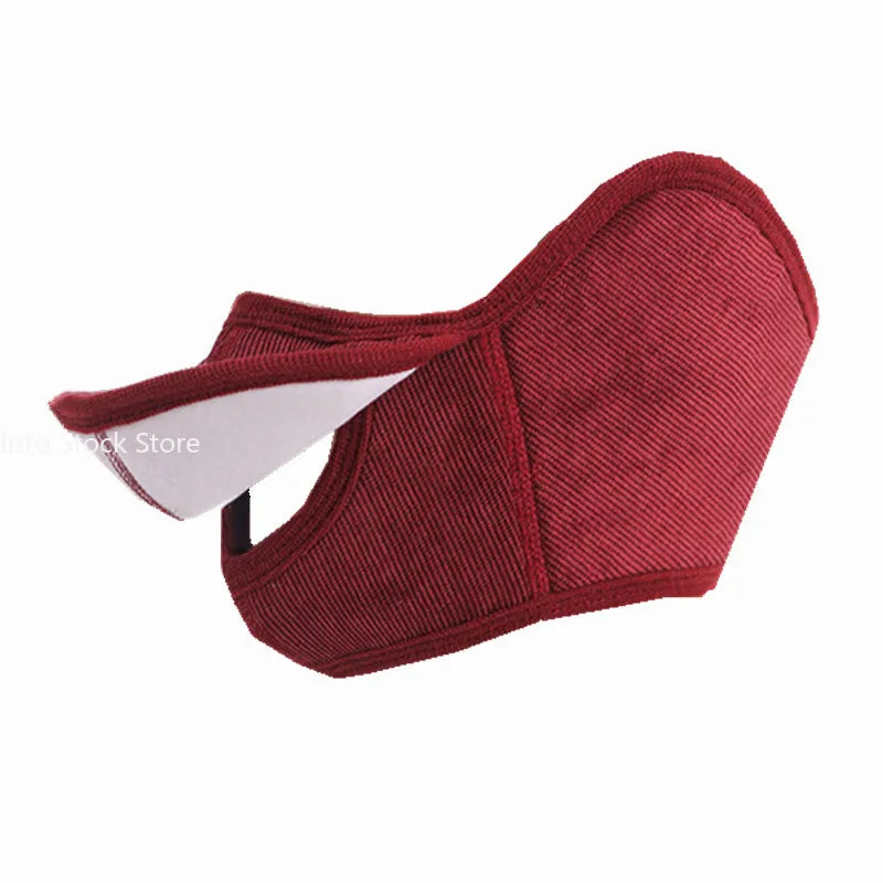 Winter Cold Warm Masks Ear Masks Full Package Thickened Shaking Grain Velvet Dust Mask For Men And Women