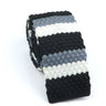 Cravate en tricot pour homme, tendance, fine, rayée, tissée, tricotée, colorée, chaude, design, idée cadeau
