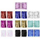 Bracelets à paillettes brillantes pour femmes et filles, manchettes extensibles et scintillantes, accessoires de fête, cosplay, danse, cadeaux