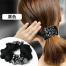 Crystal Pearl Elastics Hair Ties for Women Shiny Ponytail Hair Ties Soft Rubber Hairband Hair Rope Hair Accessories In Daily