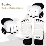 Gants en cuir pour taekwondo, sparring, karaté, protège-chevilles, équipement de protection, boxe, arts martiaux, protège-mains