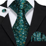 Ensemble élégant de cravates et boutons de manchette en soie à fleurs multiples pour homme, cravate jacquard à fleurs pour mariage, entreprise, fête, événement, Barry.Wang
