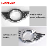 1 piece Metal for Mini Cooper One S F55 F56 F57 F60 R55 R56 R57 Countryman Car Door Lock Pin Wing Emblem Badge Decal