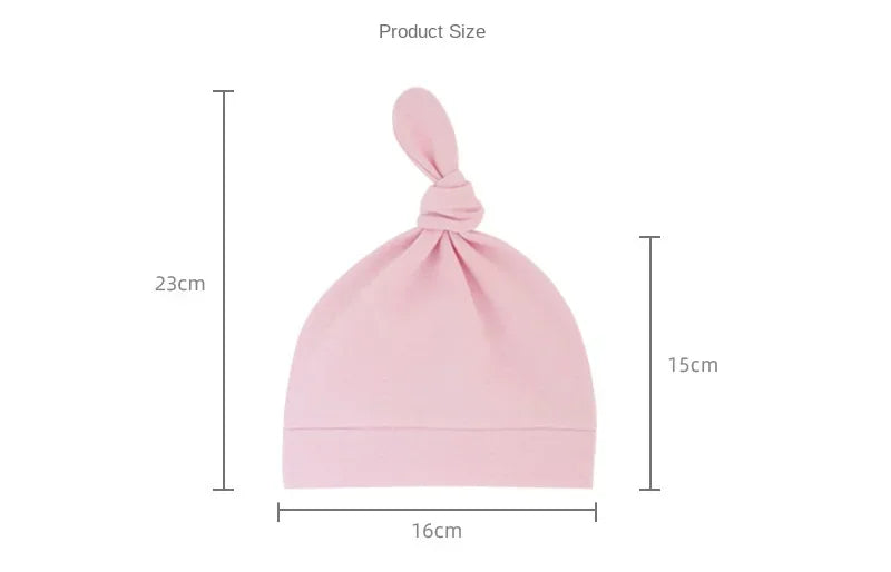 Bonnet pour nouveau-né avec gants, bonnet chaud en coton pour enfants, accessoires pour enfants, bonnet de nuit pour bébés de 0 à 6 mois, automne et hiver