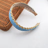 Fashion Headband Women Hair Bands Broadside Wool Raffia Cross Knot Headbands Girls Hair Band Hair Accessories Headwear