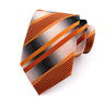 Cravate pour homme 8 cm, motif rayé, jacquard tissé, cravate Ascot, pour homme, pour fête de mariage