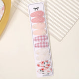 10Pcs/set 2.2'' Printed Embroidery Waterdrop Shape Hair Clips For Cute Girls BB Hairpin Barrettes Headwear Kids Hair Accessories