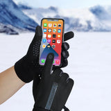 Winter Gloves Women Cycling Bike Thermal Fleece Cold Resistance Wind Waterproof Bicycle Warm Outdoor Running Skiing Mittens
